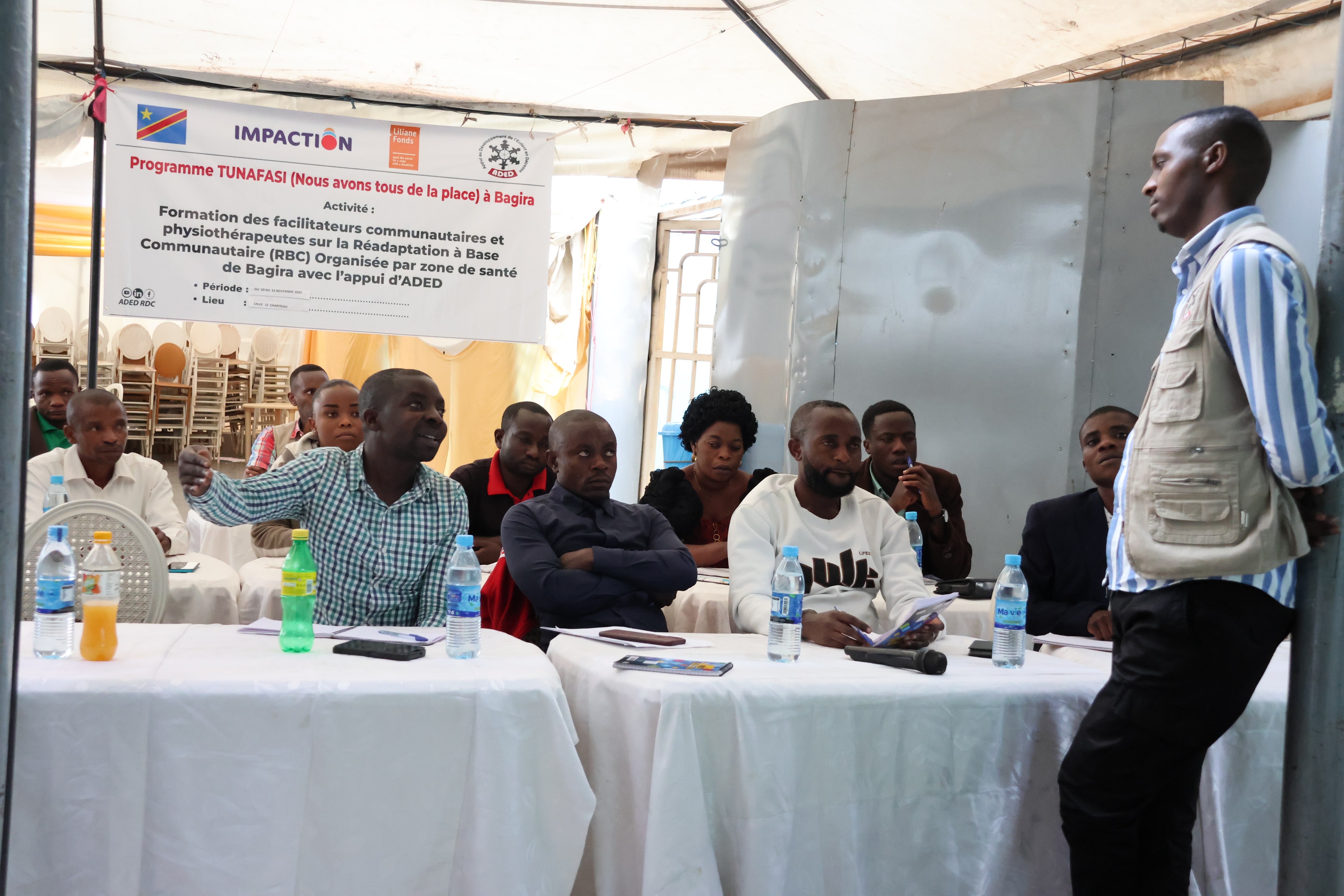 Bagira: ADED strengthens the skills of community facilitators and physiotherapists in Community-Based Rehabilitation.