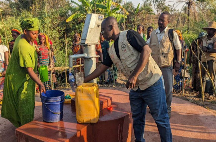 Remise officielle des puits d’eau réaménagés à Nemba, Sebele I et III